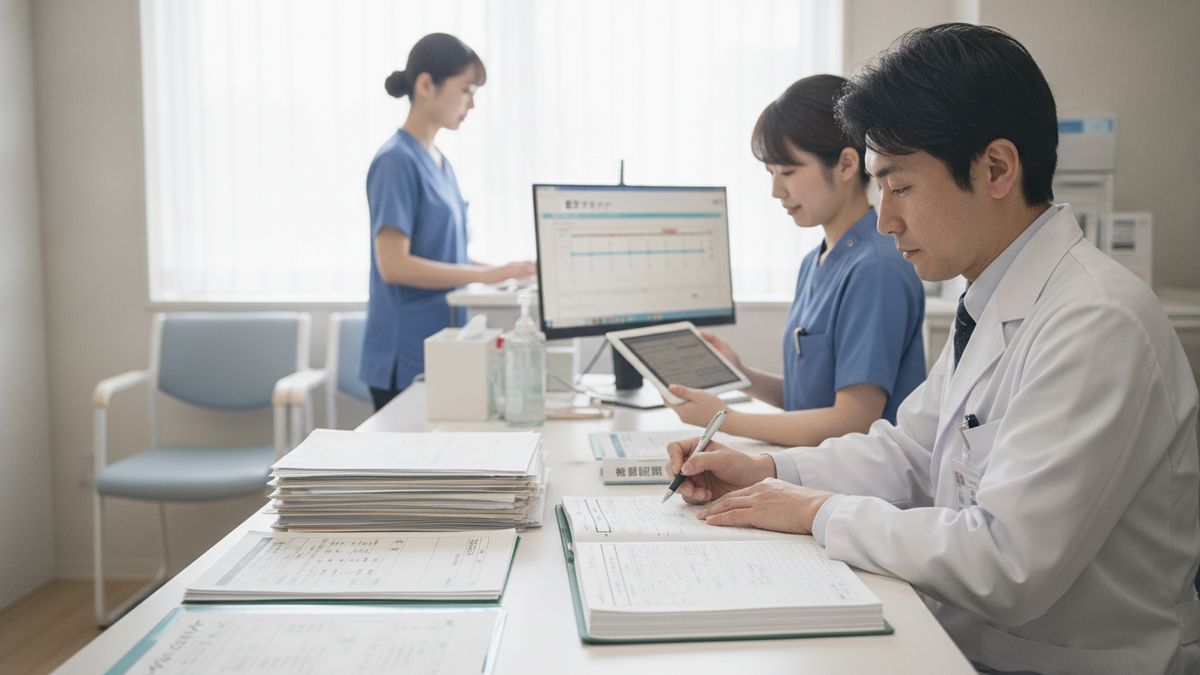 診療記録の現場のイメージ写真