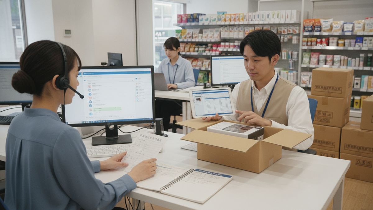 顧客対応・返品の現場のイメージ写真