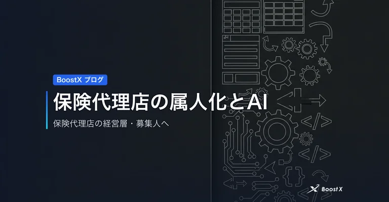 保険代理店の属人化とAI アイキャッチ