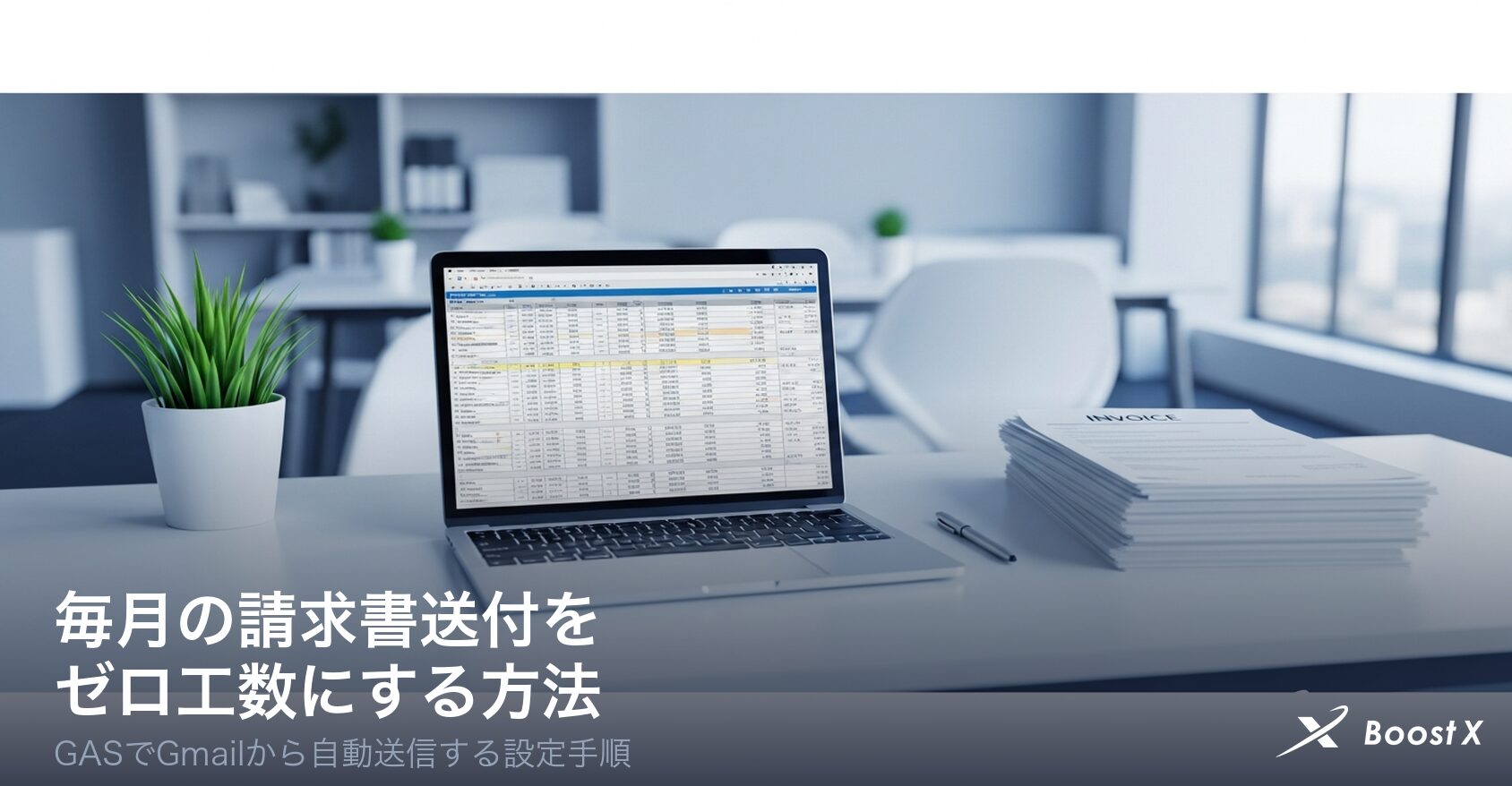 GASで請求書をメール自動送信する方法のアイキャッチ画像