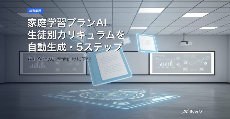 家庭学習プランAI｜生徒別カリキュラムを自動生成する5ステップ アイキャッチ