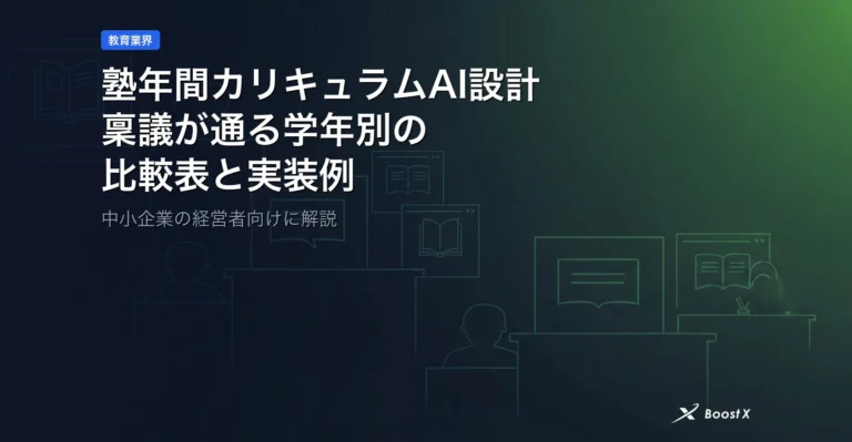 塾年間カリキュラムAI設計｜稟議が通る学年別の比較表と実装例 アイキャッチ