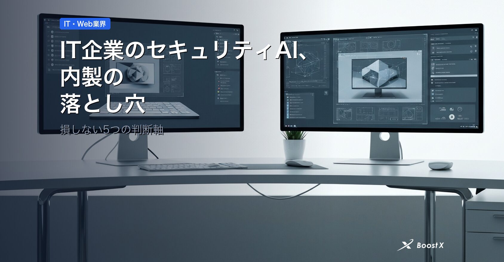 IT企業のセキュリティAI、内製の落とし穴｜損しない5つの判断軸 アイキャッチ